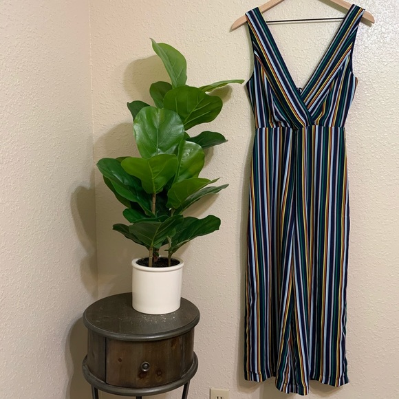 Lulu’s | multicolored striped jumpsuit - Picture 4 of 15